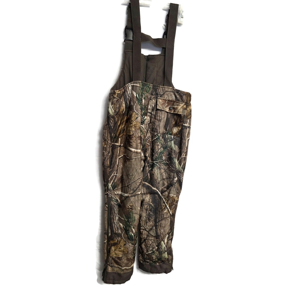 Game Winner Youth Realtree Camo Insulated Hunting Bibs Waterproof Size L